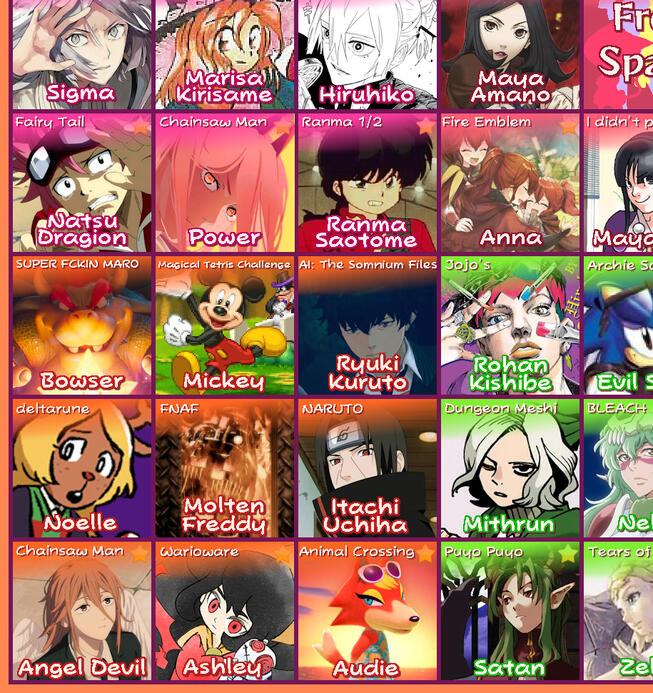 Bingo bottom left corner